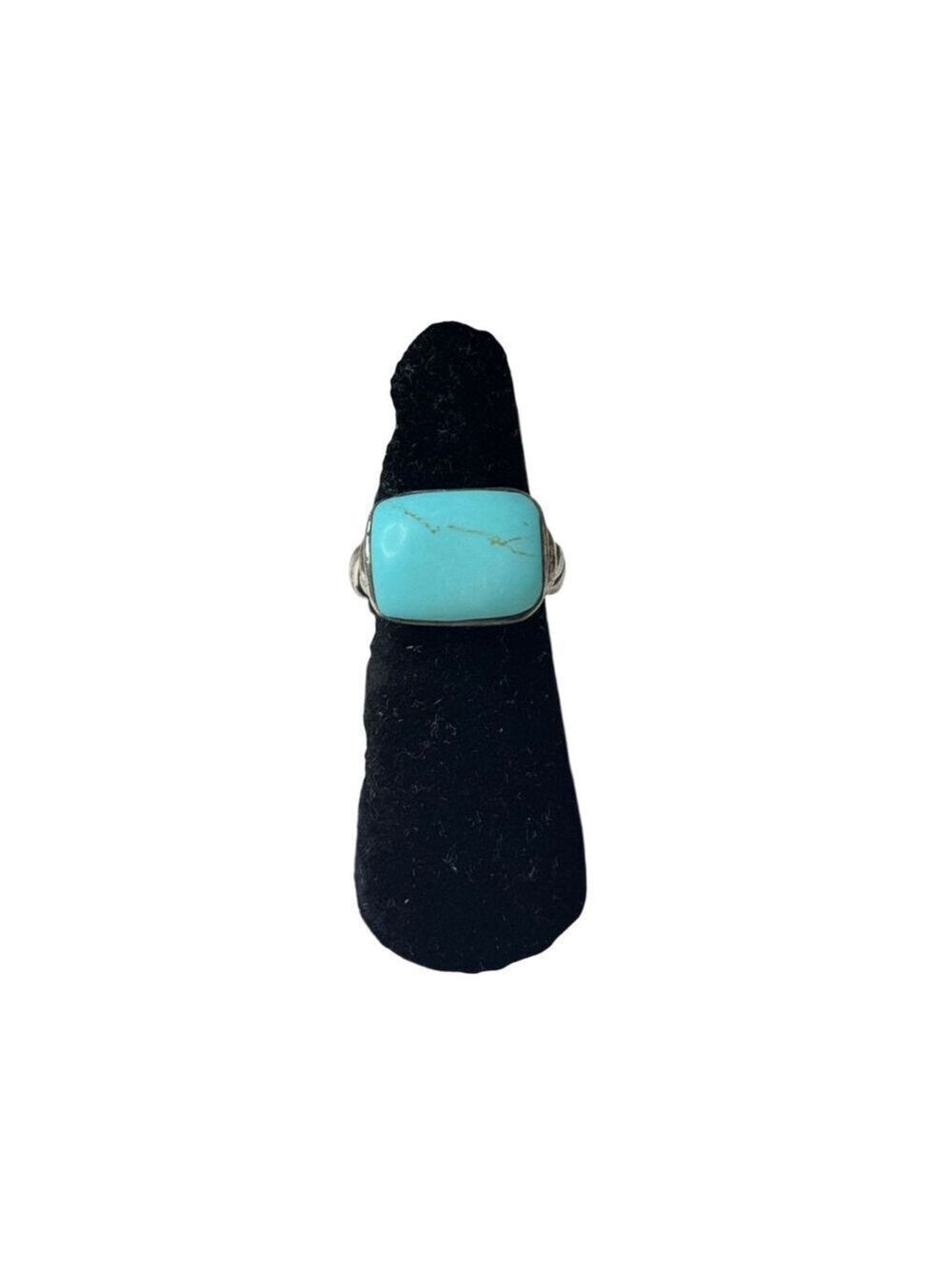 Women's Unbranded Turquoise & Silver Tone Ring - One Size